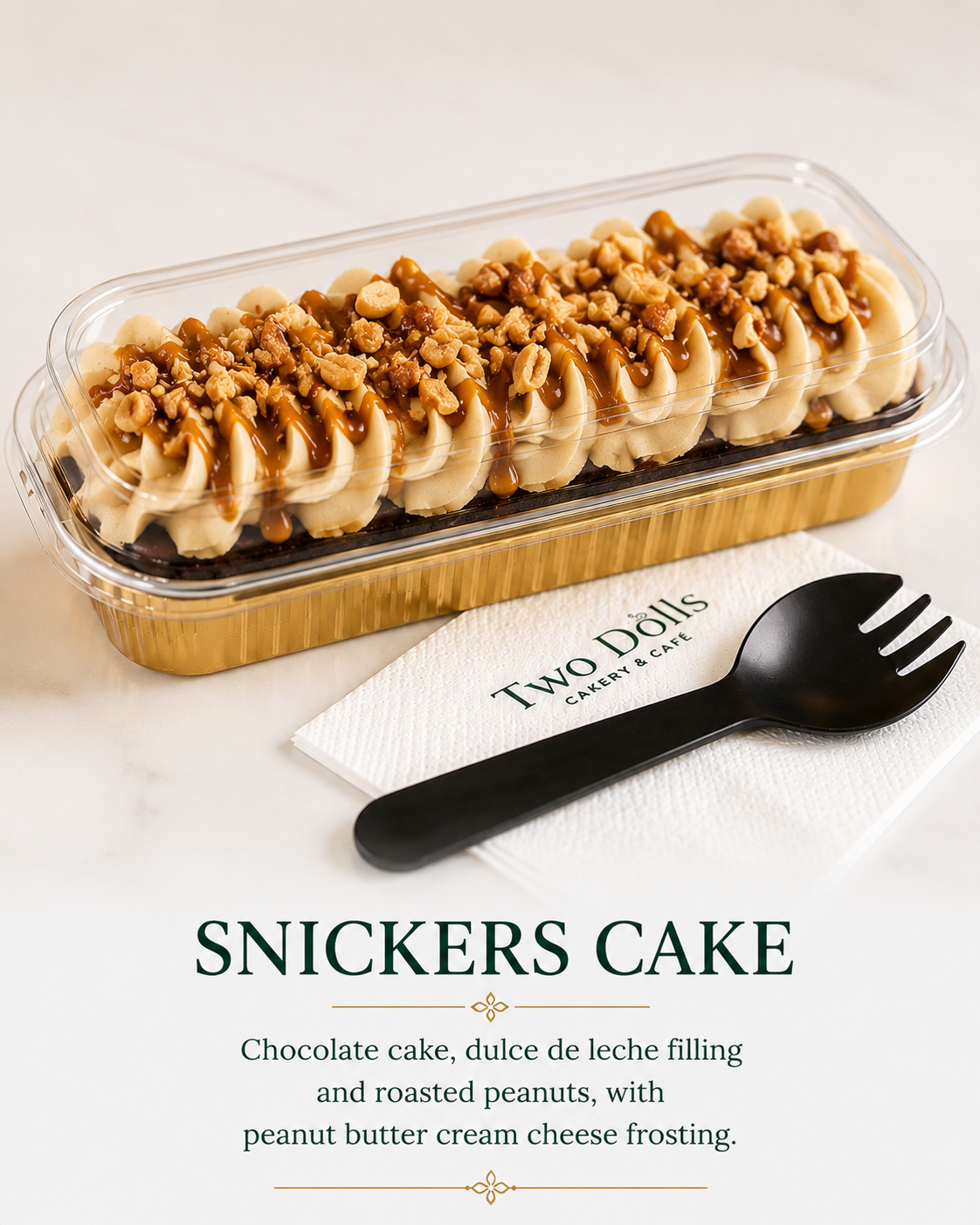 Cake To Go Snickers